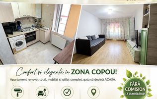 Apartament cu 2 camere, etaj 1, mobilat și utilat, VASLUI - zona COPOU;
