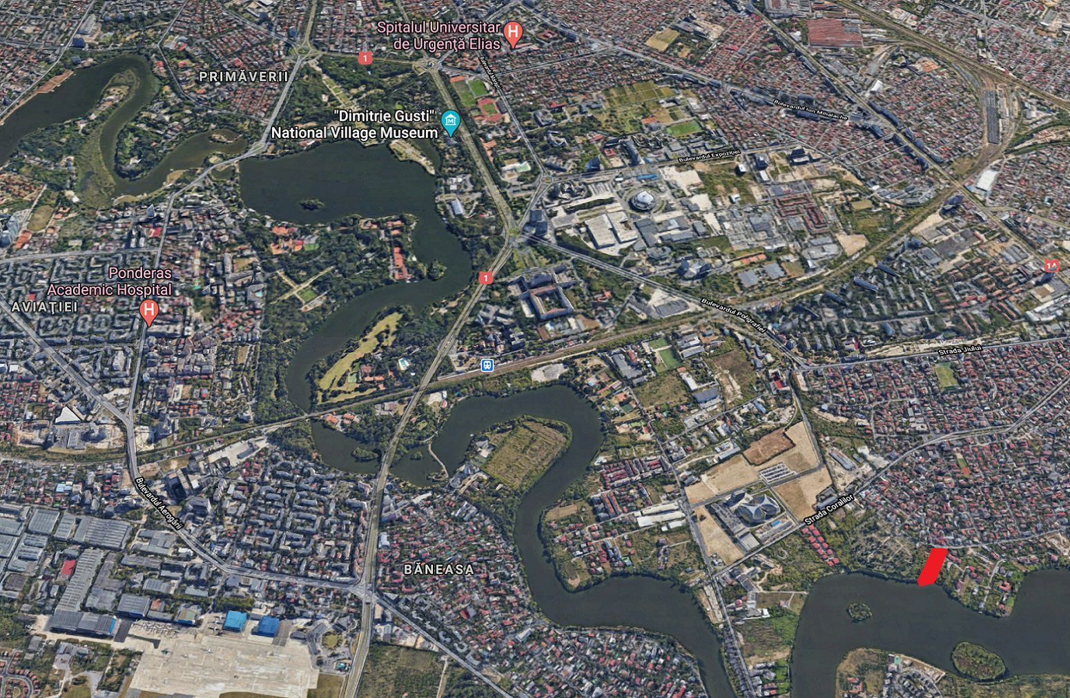 Teren 5963 mp deschidere lac Grivita 42 m cu deschidere la strazi 77 m - Poză 18