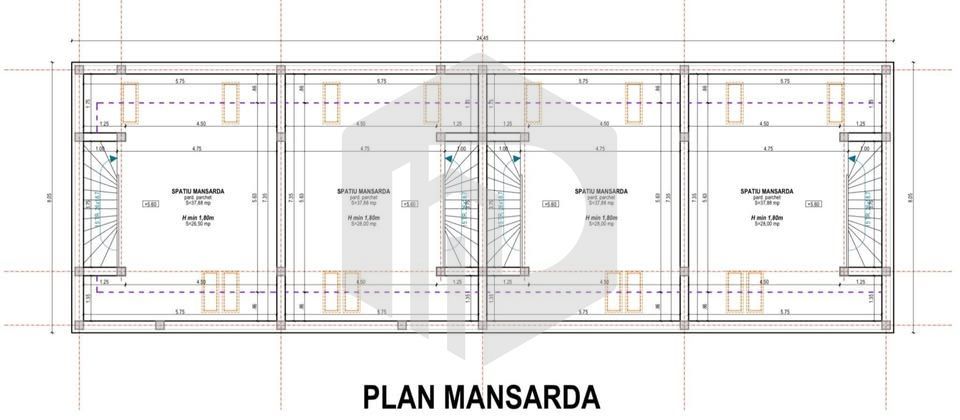 Casa | Arhitectilor | 3 Camere 76mpu | Intabulat | Gradina - Poză 5