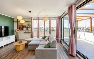Penthouse 3 camere, 100 mp, Terasa 50 mp, Lift direct in apartament - Poză 1