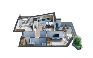 Apartament cu 2  camere-Design avangardist și confort contemporan - Poză 5