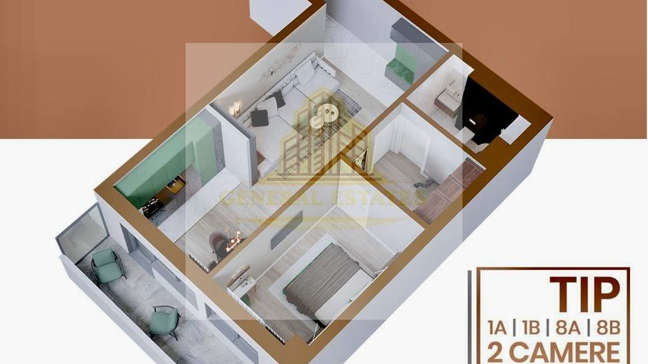 Vânzare apartament cu 2 camere în Complexul Rezidențial Copou Garden - Poză 4