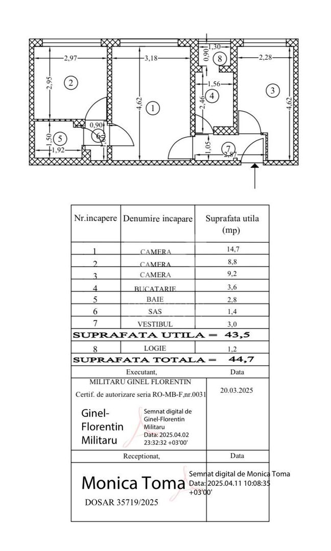 Apusului | Str Lacul Zanoaga | Pta Gorjului | Ghirlandei | 3 camere - Schiță 16