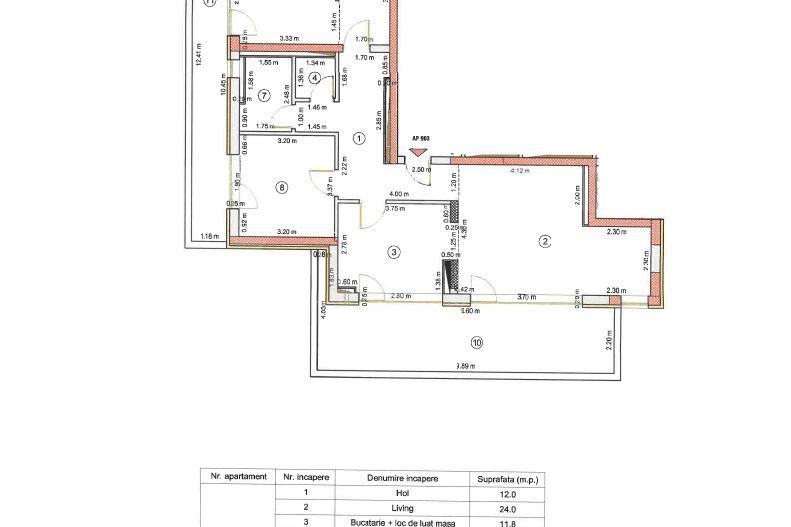 Penthouse cu 3 camere, Coresi Avantgarden, Brașov - Poză 11