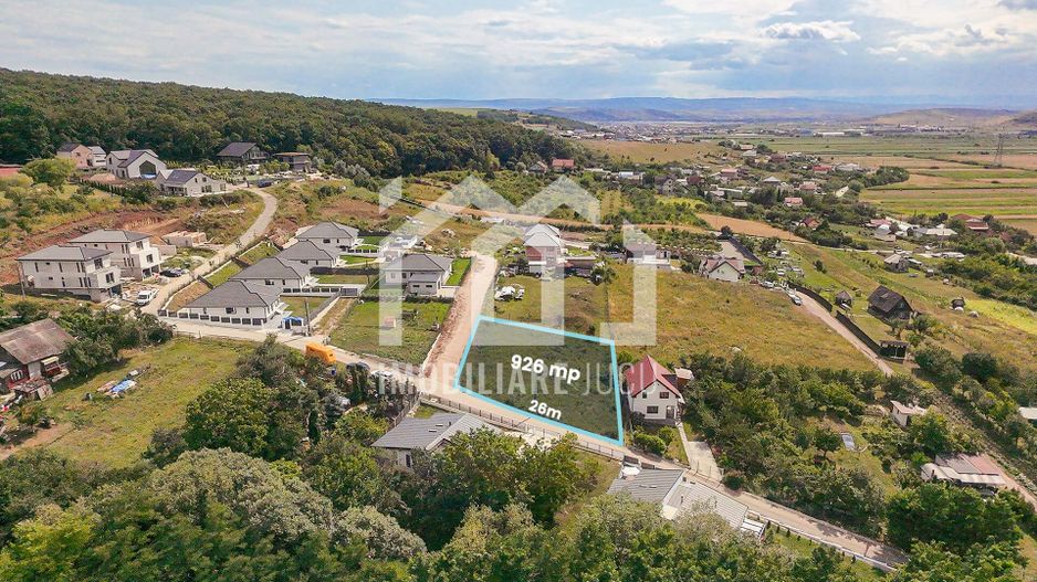 Teren Premium 926 mp în Jucu de Sus | Zonă Exclusivistă lângă Pădure - Poză 3