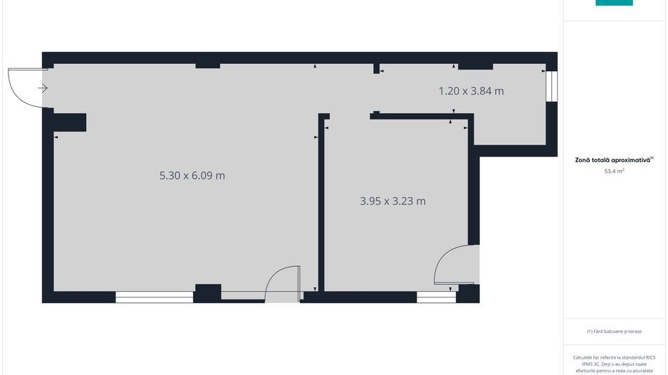 Apartament 2 camere, Iosia, 52.48 mp - Poză 4