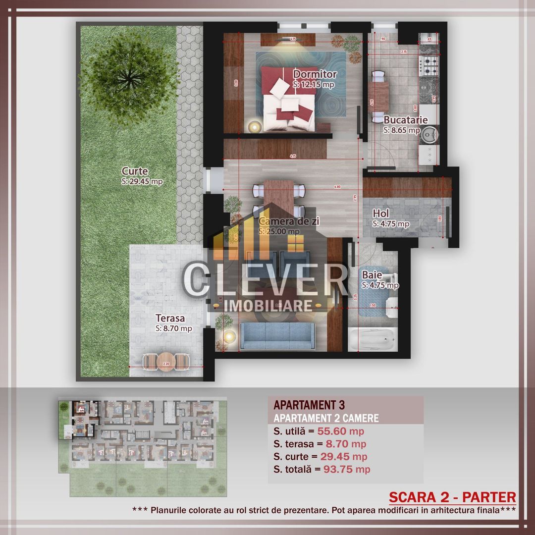 Apartament 2 camere cu Gradina 29mp Theodor Pallady - Poză 2