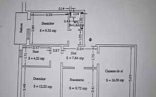 3 camere Podu de Fier Iași, 65 mp, mobilat, utilat – 162.000 € - Poză 11