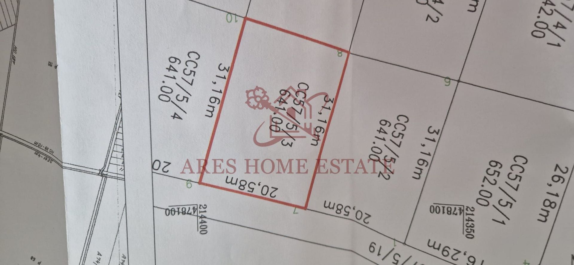 Teren intravilan 641 mp, deschidere 21 m - Mosnita - Poză 5