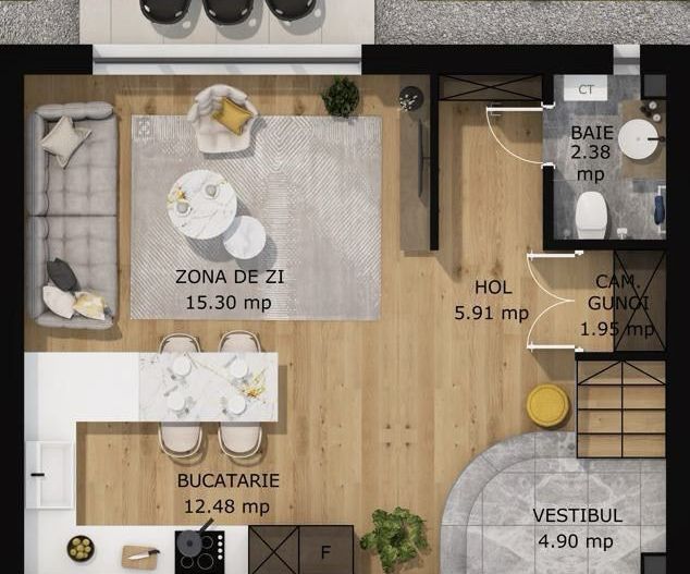 Vilă contemporană în construcție – livrare în 2025, situată în Pipera, Voluntari - Poză 5