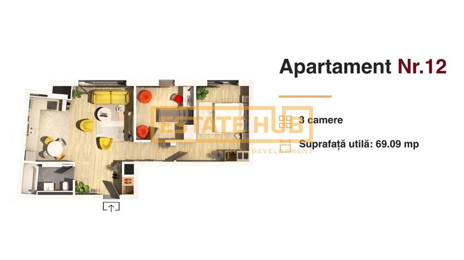 Apartament de 3 camere, imobil exclusivist, Central - Poză 8
