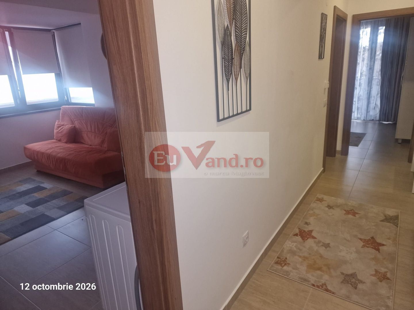 De inchiriat apartament cu 2 camere bloc nou, Anul revolutiei, et.1, 450 E - Poză 17