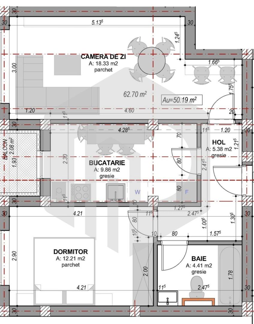 La Cheie - Doamna Stanca - Apartament 2 camere + Curte 50mp - Poză 1