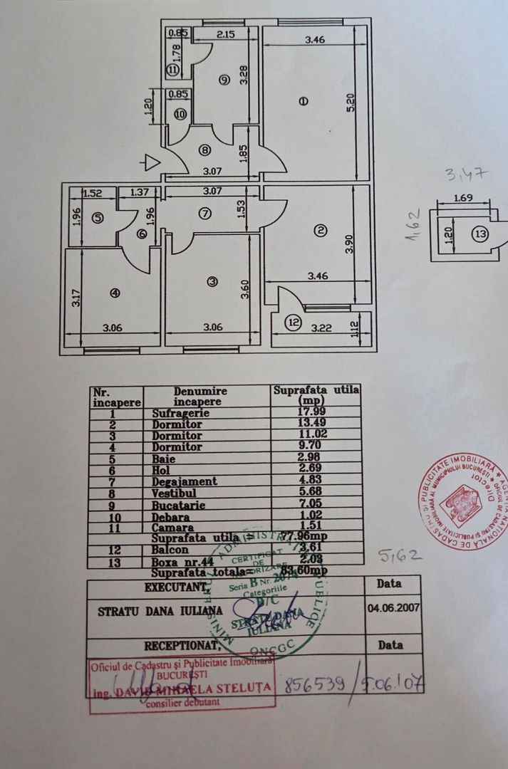 4 Camere // Metrou // Centrală Proprie - Poză 3