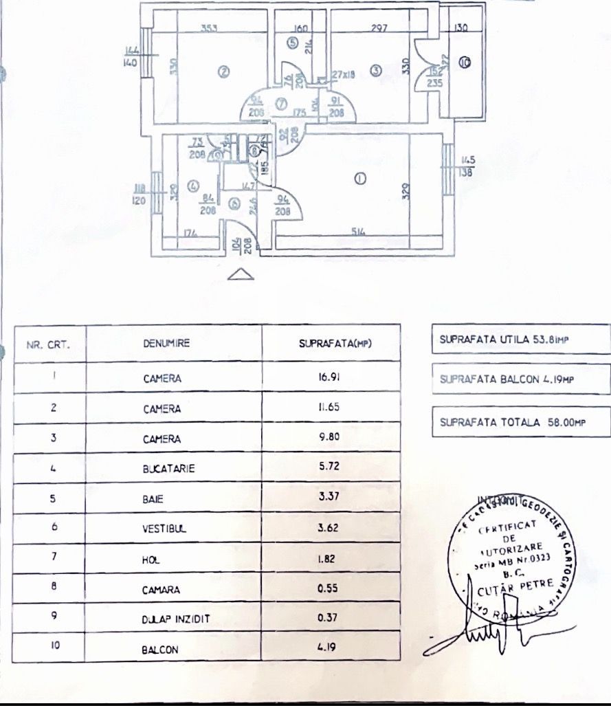 PARCUL CIRCULUI - Stefan cel Mare | 3 Camere in Inima Parcului - Schiță 7