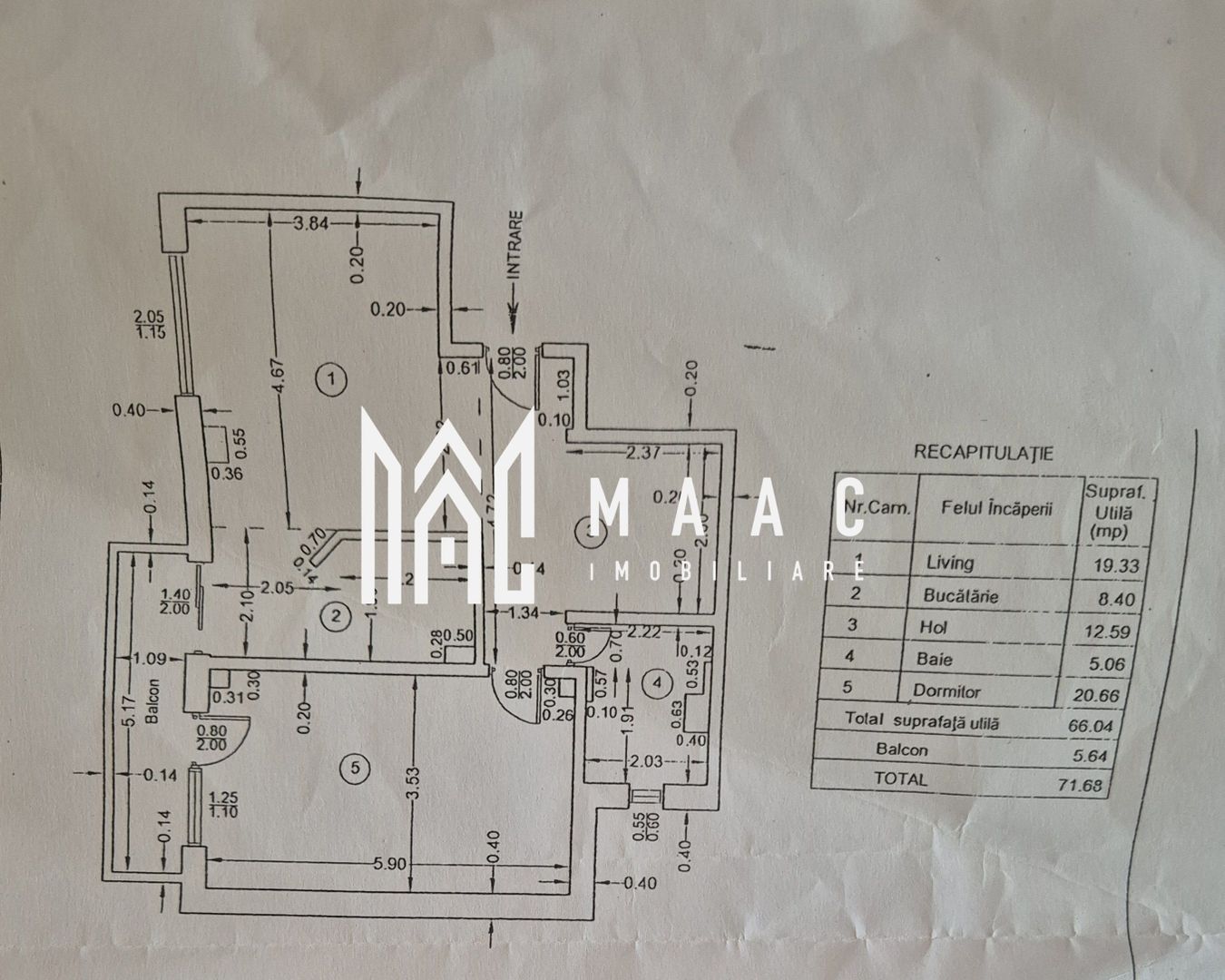 Apartament Etaj 2  | 71.68 mp | Centru | Vedere Parc Mircea cel Batran - Poză 12
