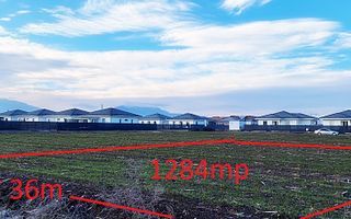 Teren pentru casa generos 1284mp,  parcelabil, Brasov spre Harman, 80 euro/mp - Poză 1