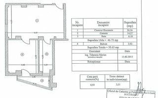 APARTAMENT 2 CAMERE | BLOC  2014 | NERVA TRAIAN | - Schiță 7