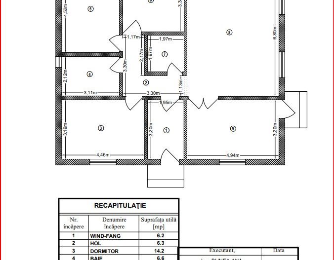 CLINCENI-ORDOREANU, CASA 126 MP, TEREN 443 MP! - Poză 15