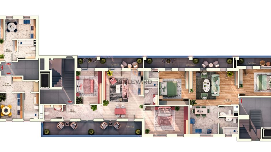 Apartament cu 2 camere decomandate, zona Piata Marasti! - Poză 6