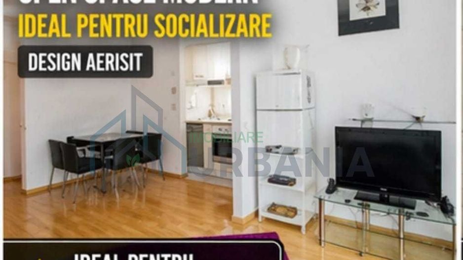 Apartament 2 camere, Bellevue Residence Copou, Iasi - 57 mp, mobilat, 2 balcoane - Poză 3