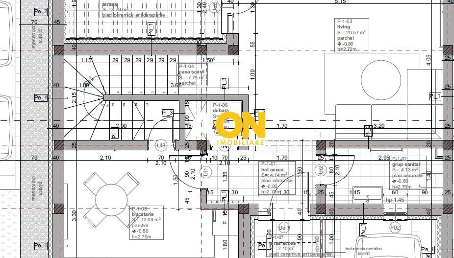 Casa tip insiruit, 4 camere, finisaje la cheie, Micesti - Schiță 16