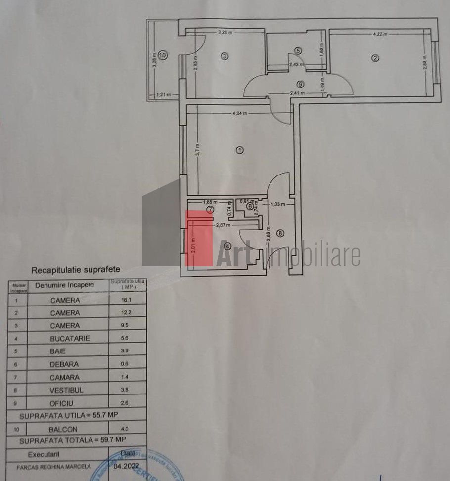 Apartament 3 camere Grivita - Poză 18