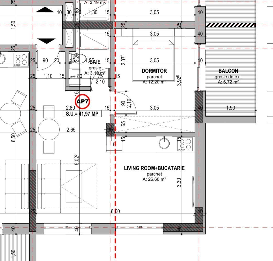 Apartament nou cu 2 camere in Baile Felix Bihor - Schiță 7