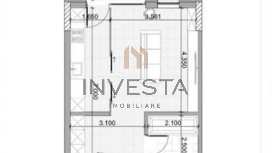 Apartament cu 1 camera in Sopor ! - Schiță 3