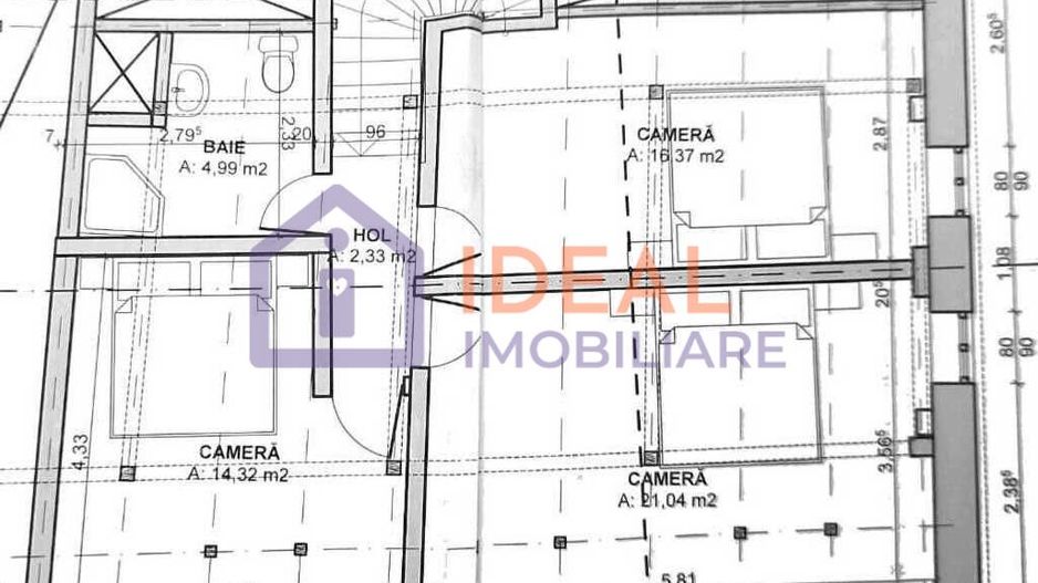Casă veche, solidă, cu 4 camere, pivniță boltită și 4 băi – zonă centrală - Schiță 15