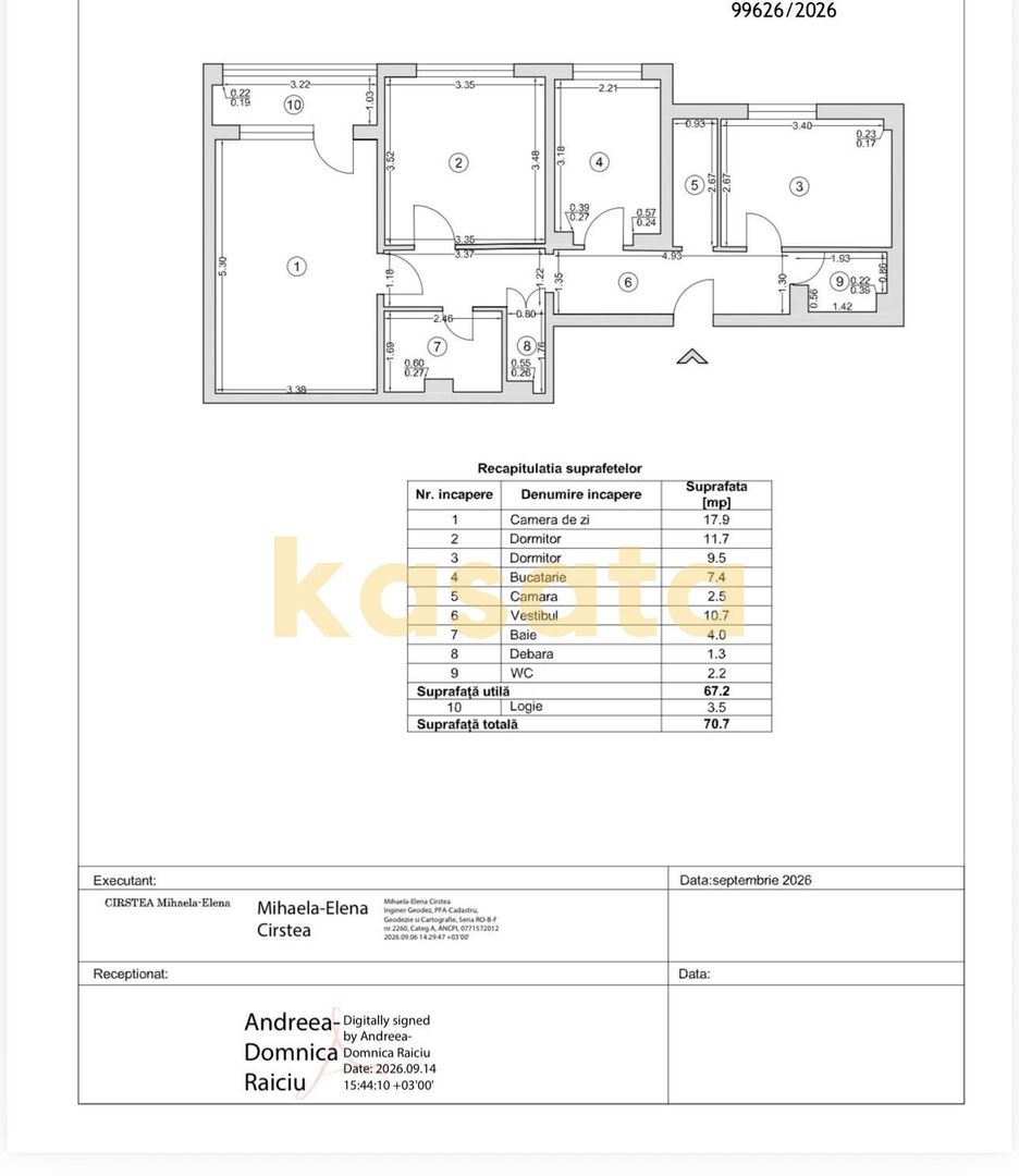 3 camere | Etaj 1 | 2 băi | 2 debarale | Decomandat | Zona Vitan - Poză 16