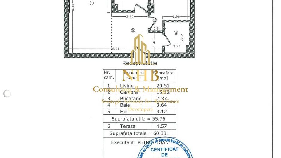 Apartament 2 cam, mobilat partial, utilat si parcare - Poză 12