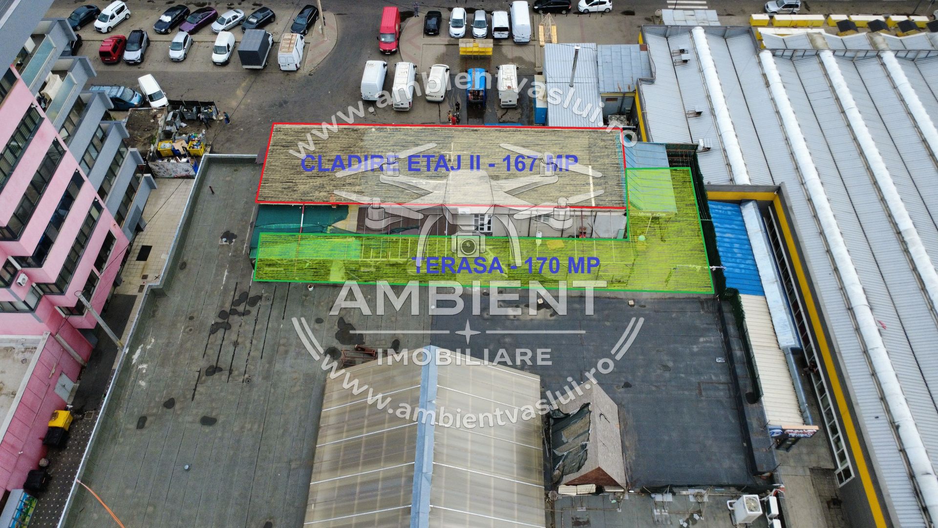 SPAȚIU COMERCIAL 167 mp + TERASĂ 170 mp, ETAJ 2, PIAȚA TRAIAN – VASLUI - Poză 3