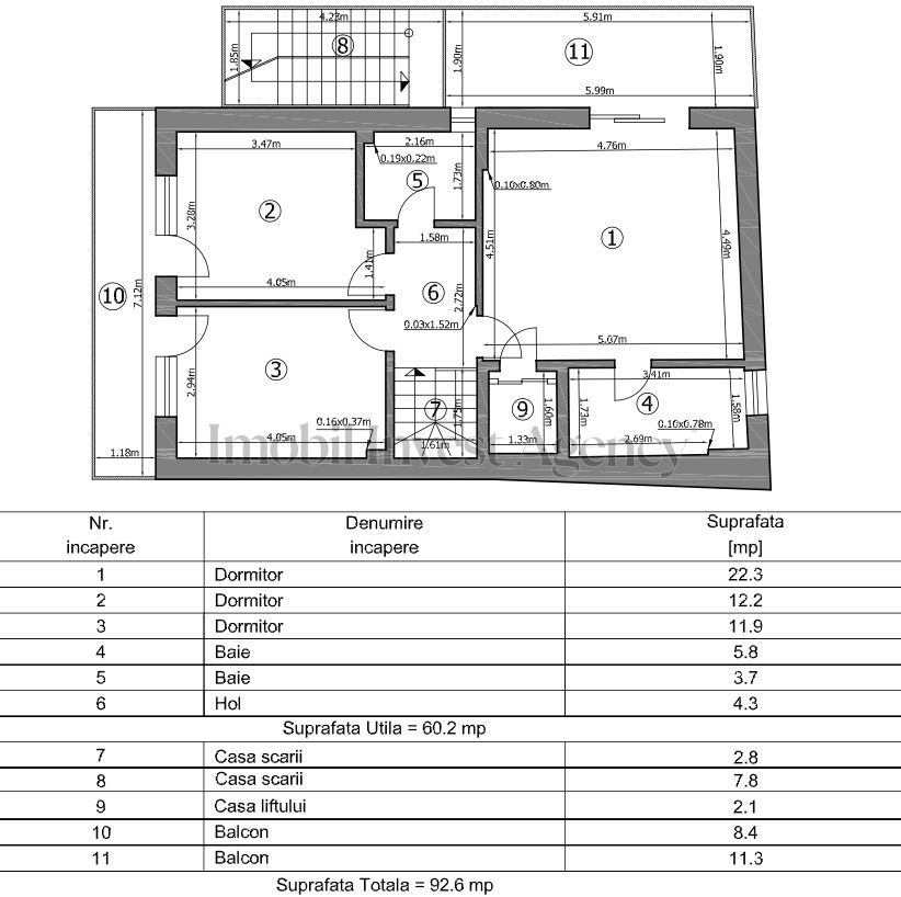 Apartament exclusivist in zona Dorobanti in bloc boutique - Schiță 29