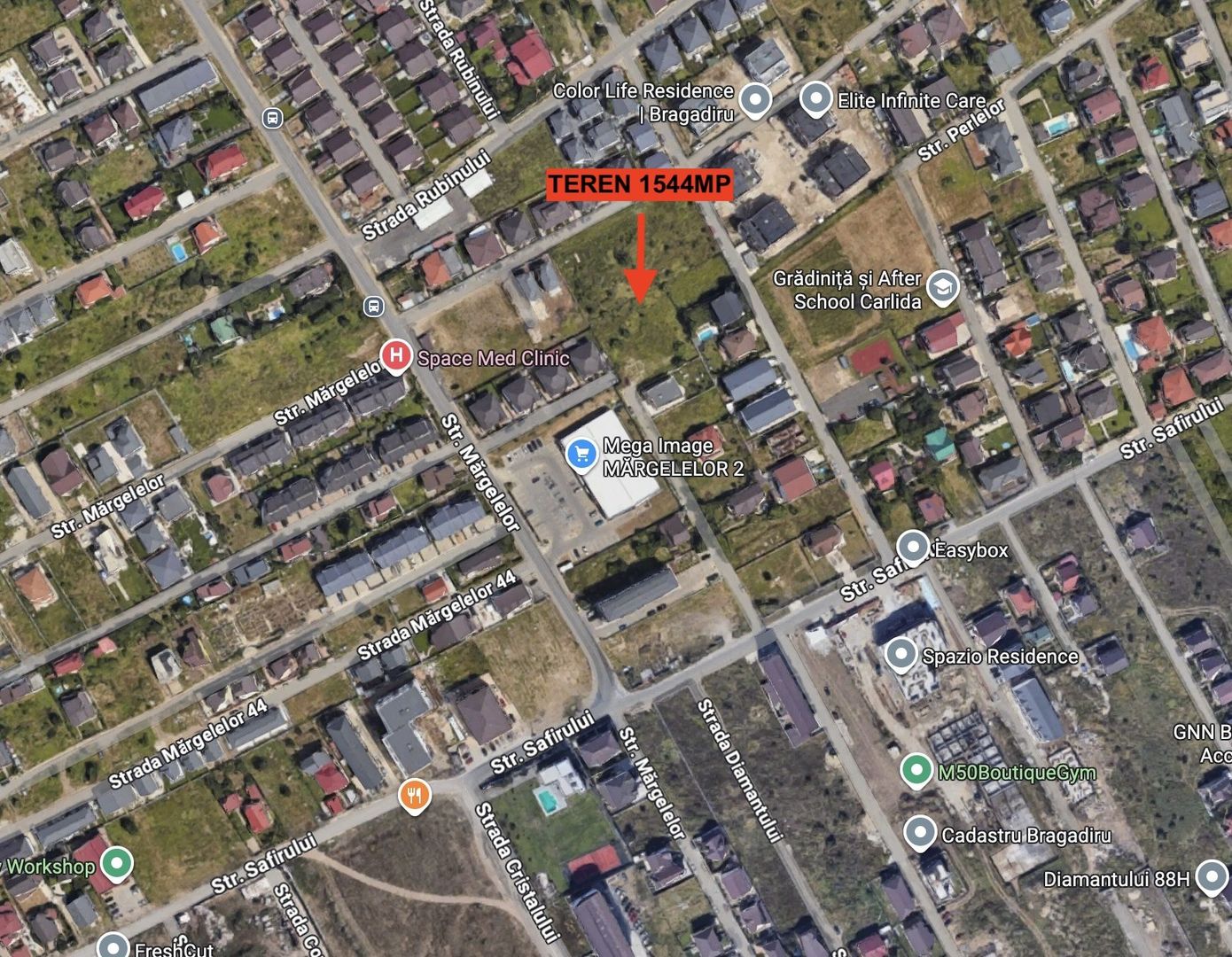 Teren 1542 mp Bragadiru ideal locuinta sau dezvoltare Comision 0 - Poză 4