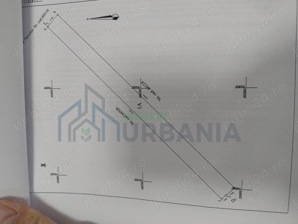 Teren extravilan Holboca Iași 4400 mp -Deschidere la două drumuri 17 ml -La doar 40 ml de intravil - Poză 2