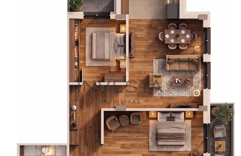 Apartament 3 camere 92.35 mp cu 2 terase, bloc nou, zona Marasti! - Poză 5