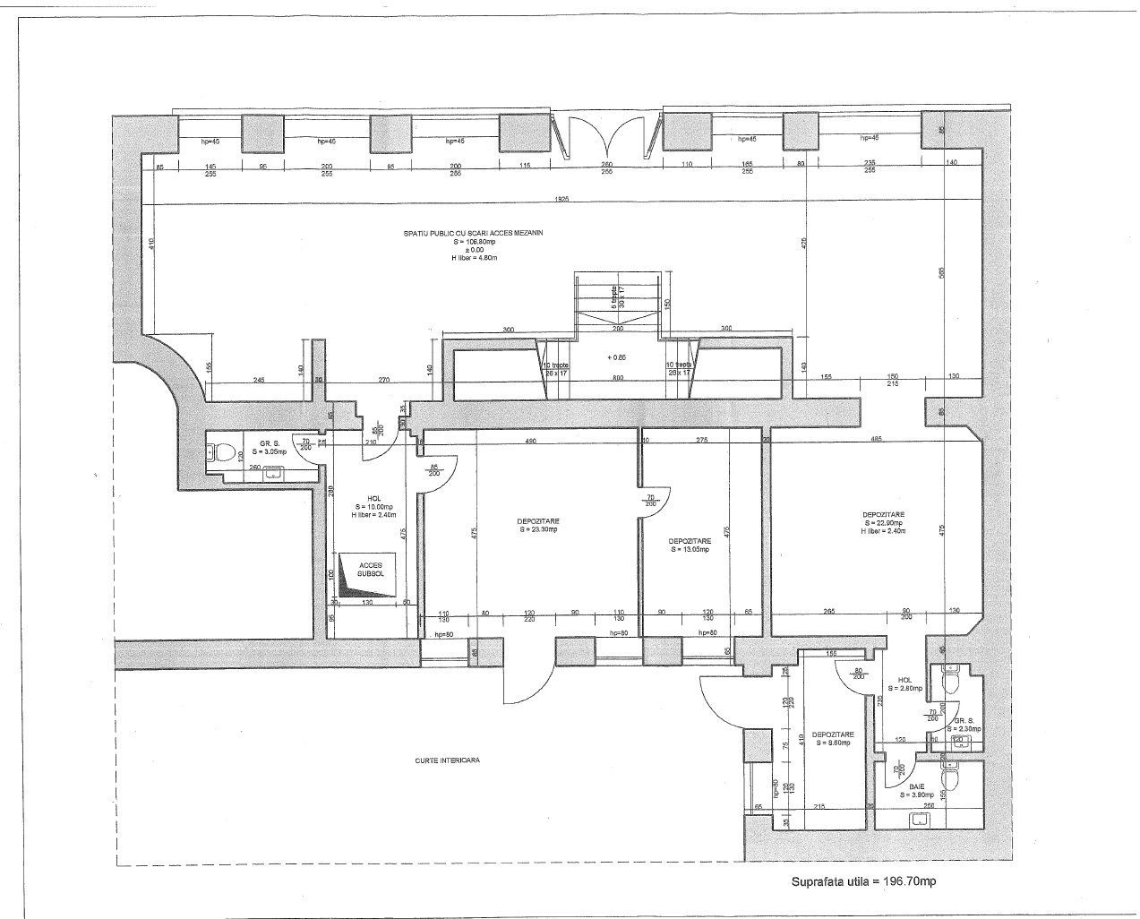 Ultracentral | 300 mp utili | Vitrină mare | Parter + Mezanin | Comision 0% - Poză 9