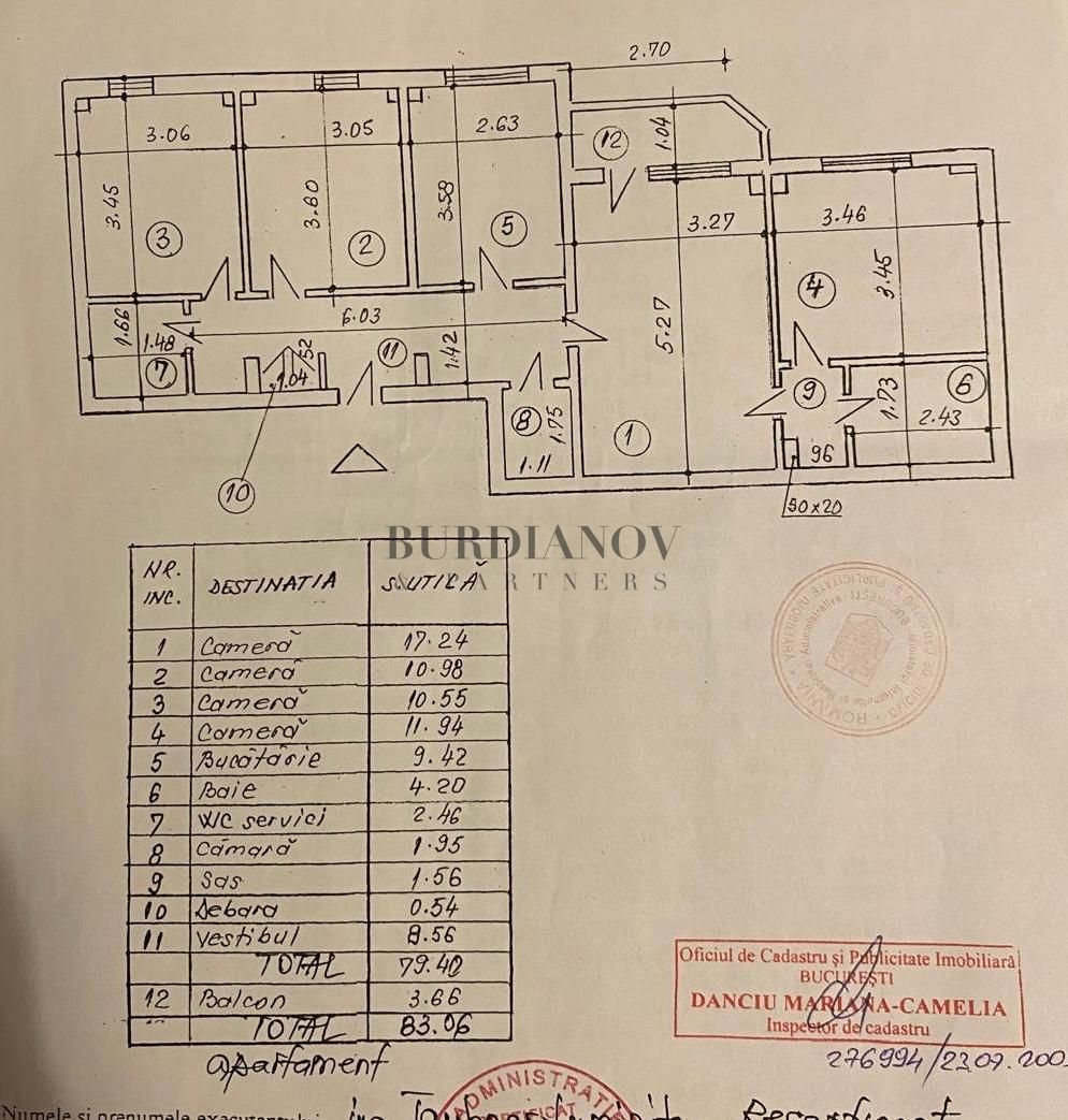 Apartament cu 4 camere  - centrală proprie - Tineretului - Timpuri Noi - Poză 3