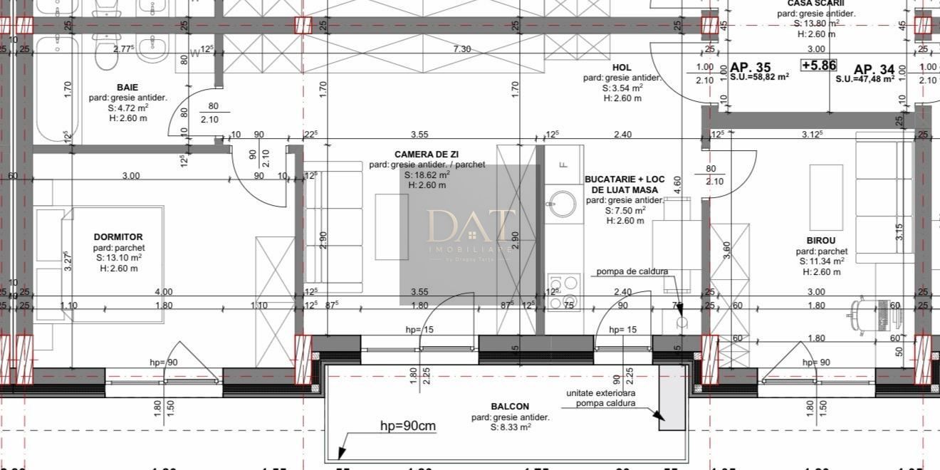 Apartament 3 camere, finisat si boxa inclusa, BETA RESIDENCE - Poză 12