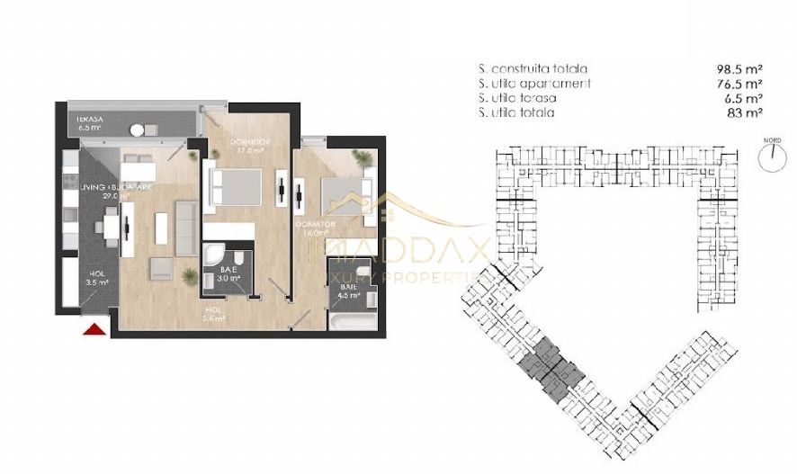 Apartament 3 camere***Bloc NOU premium**Piscina//Sector 1_Chitila - Poză 21