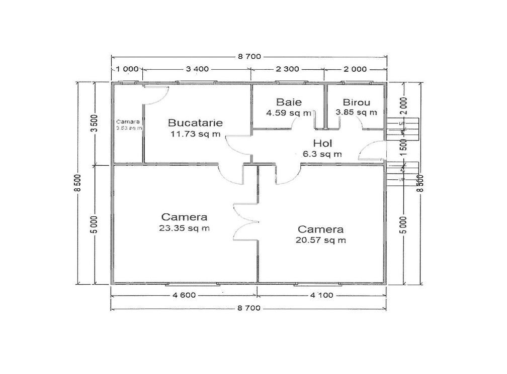 P 1100 - Casă singur în curte cu 3 camere în Târgu Mureș - Tudor - Poză 1
