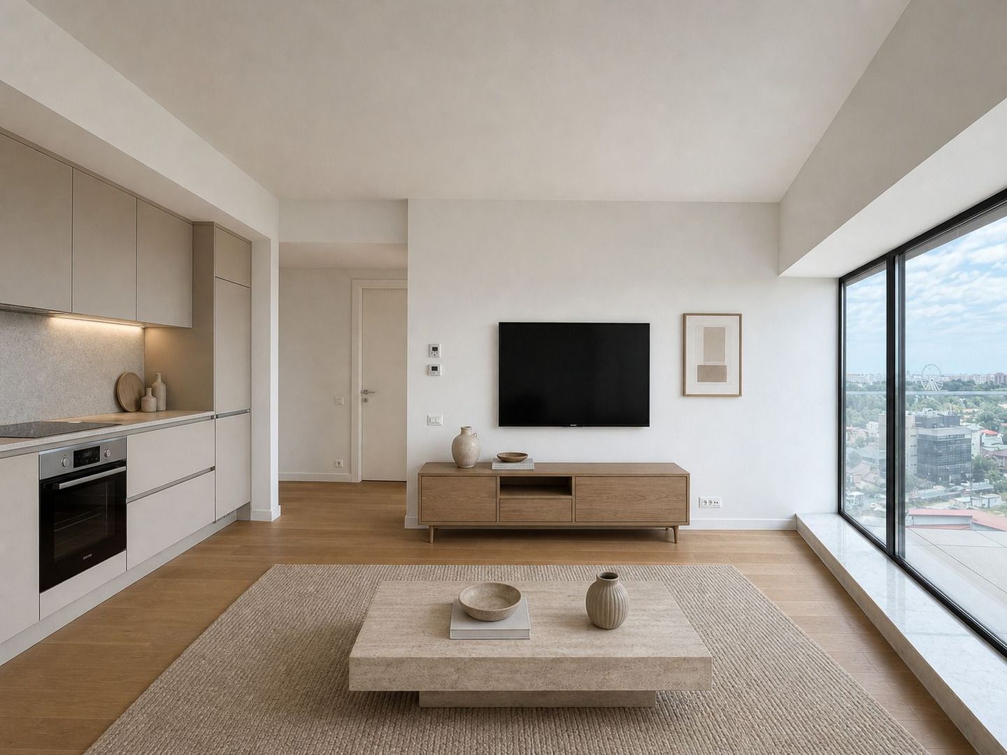 Apartament 2 camere cu vedere spre Lacul Tei | One Verdi Park - Poză 1