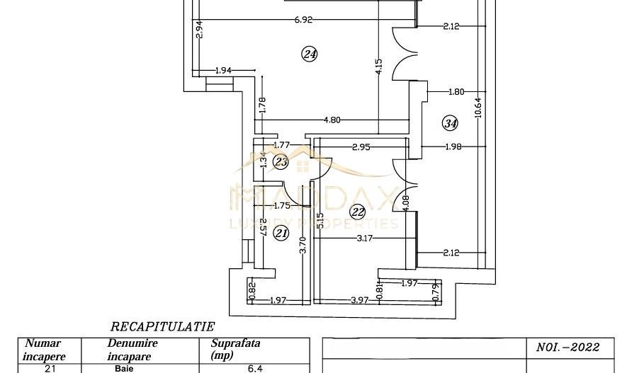 Apartament 2 camere de vanzare*** 63mp utili*** + 26 mp terasa // Floreasca - Poză 17