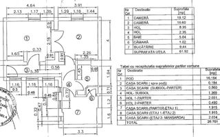 OCAZIE |APARTAMENT 2CAMERE|DOROBANTI|BLOC CONSOLIDAT IN 2017 - Schiță 8