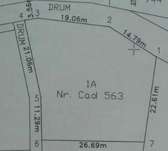 Teren intravilan de colt langa Hanul Pescarilor - Poză 3