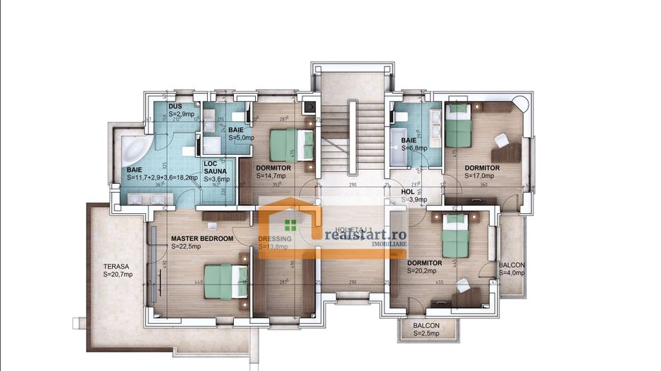 Mogosoaia, Zona de case noi, langa padure, eficienta energetica - Schiță 69