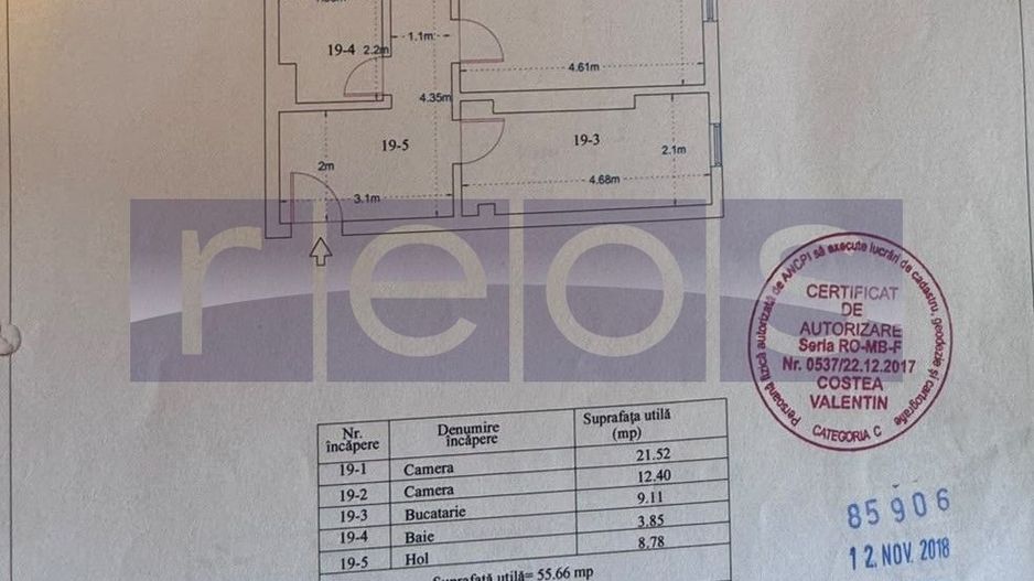 De vanzare 2 camere decomandat cu parcare subterană | Ozana – Pallady - Poză 9
