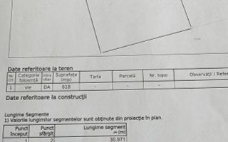 Teren 618 mp intravilan Valea Lupului, Iasi - Poză 1