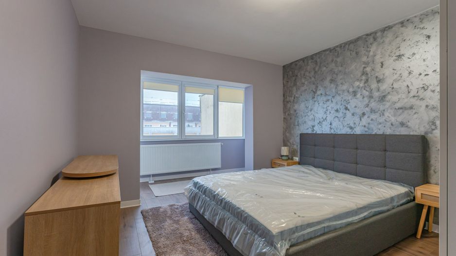 Chirie 2 camere Astra Brașov: 57 mp, AC și două balcoane închise - Poză 9